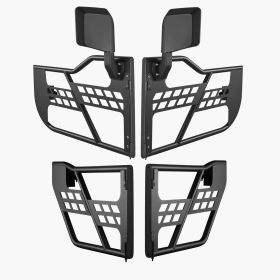 VEVOR Jeep Tube Doors, 4-Door, Hunting Style Jeep Tubular Door with DOT Certified Rear View Mirrors