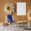 Rocking Chair Cushion 2 Pieces Back Seat Sets with Non-Slip Ties Polyester Fiber Filling 
Comfortable for Indoor Home Office Car