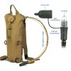 Tactical Hydration Pack 3L Water Bladder Adjustable Water Drink Backpack for Hiking Cycling Climbing Running