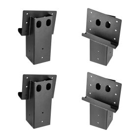 VEVOR Deer Blind Brackets, Outdoor 3.6x3.6 Platform Bracket, Fit 3.5x3.5 In / 88.9x88.9 mm Lumber (Quantity/Size: 4 pcs/4x4 inch)