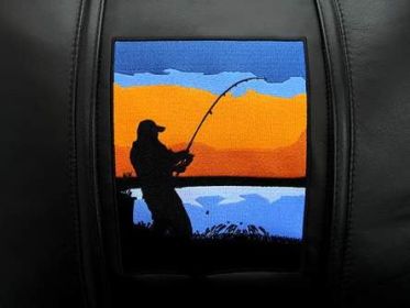 Fisherman-Sunrise Logo Panel (Logo Panel Size: 30" Panel For All Other Chairs)