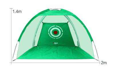 Golf Practice Net Tent Golf Hitting Cage Garden Grassland Practice Tent Golf Training Equipment Mesh Outdoor (Option: 1 meters green net)