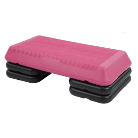 Only Supports Self Pickup Second Generation Pedals With 4 Stackable Lifts, Height Adjustable, Fitness Training Steps For Home Gym, Aerobic Streng (Option: Pink M)
