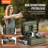 VEVOR Range Bag for 2 Pistols, Tactical Gun Bag with 2 Built-in Removable Pistol Bags & 6 Detachable Magazines